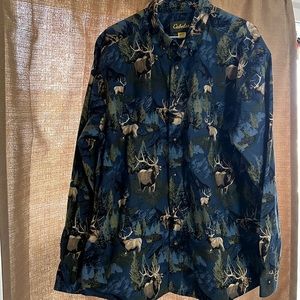 Cabela’s elk button down top sz men’s XL